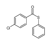 S-Phenyl 4-chlorobenzenecarbothioate 结构式