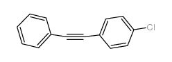1-氯-4-(苯基乙炔基)苯 结构式