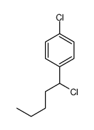Benzene, 1-chloro-4-(1-chloropentyl)- 结构式