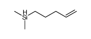 Silane, dimethyl-4-penten-1-yl- 结构式