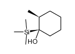 顺-2-甲基-1-(三甲基硅基)环己醇 结构式