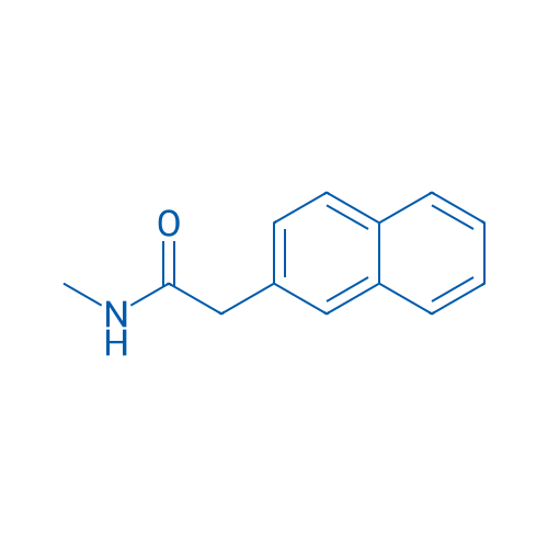 N-甲基-2-(萘-2-基)乙酰胺 结构式