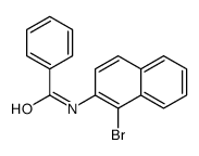 N-(1-溴-2-萘基)苯甲酰胺 结构式