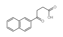 4-(2-萘基)-4-氧代丁酸 结构式