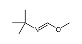 Methanimidic acid, N-(1,1-dimethylethyl)-, methyl ester, (E)- 结构式