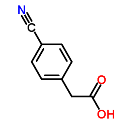 4-氰基苯乙酸 结构式