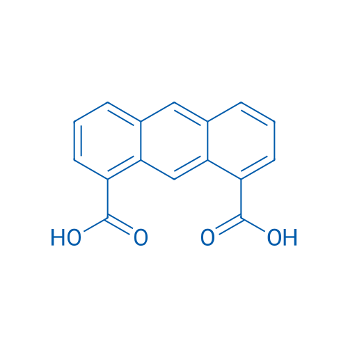 1,8-蒽二羧酸 结构式