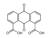 蒽醌-1,8-二羧酸 结构式