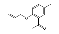 Ethanone, 1-[5-methyl-2-(2-propen-1-yloxy)phenyl]- 结构式