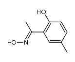 1-(2-羟基-5-甲基苯基)乙酮肟,(1E)- 结构式