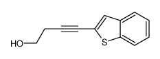 3-Butyn-1-ol, 4-benzo[b]thien-2-yl- 结构式