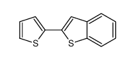 2-(2-噻吩基)苯并[b]噻吩 结构式