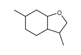 八氢-3,6-甲基苯并呋喃 结构式