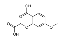 2-(羧基甲氧基)-4-甲氧基苯甲酸 结构式