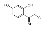 4-(2-氯-1-亚氨基乙基)-1,3-苯二酚 结构式