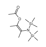 2-Buten-2-ol, 3-[bis(trimethylsilyl)amino]-, acetate (ester), (Z)- (9CI) 结构式
