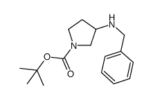 tert-butyl 3-(benzylamino)pyrrolidine-1-carboxylate 结构式