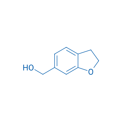 6-羟甲基-2,3-二氢苯并呋喃 结构式