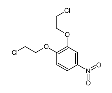 1,2-双(2-氯乙氧基)-4-硝基苯 结构式
