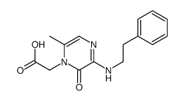 (6-METHYL-2-OXO-3-PHENETHYLAMINO-2H-PYRAZIN-1-YL)-ACETIC ACID 结构式