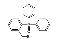 [2-(溴甲基)苯基]二苯基氧化膦 结构式