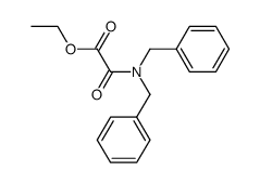 Acetic acid, 2-[bis(phenylmethyl)amino]-2-oxo-, ethyl ester 结构式
