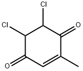 5,6-二氯-2-甲基-2-环己烯-1,4-二酮 结构式