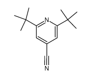 2,6-双(1,1-二甲基乙基)-4-吡啶腈 结构式