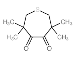 3,3,6,6-四甲基-4,5-硫杂环庚二酮 结构式