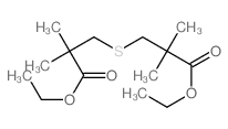 Propanoicacid, 3,3'-thiobis[2,2-dimethyl-, diethyl ester (9CI) 结构式