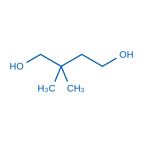 2,2-二甲基丁烷-1,4-二醇 结构式