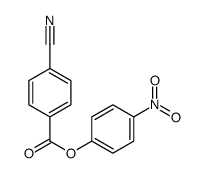 Benzoic acid, 4-cyano-, 4-nitrophenyl ester 结构式