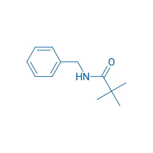 2,2-二甲基-N-(苯甲基)丙酰胺 结构式