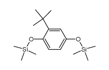 Benzene, 2-(1,1-dimethylethyl)-1,4-bis[(trimethylsilyl)oxy]- 结构式