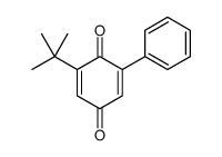 2-叔丁基-6-苯基-1,4-苯醌 结构式