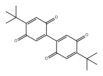 4,4'-双(1,1-二甲基乙基)-[联-1,4-环己二烯-1-基]-3,3',6,6'-四酮 结构式
