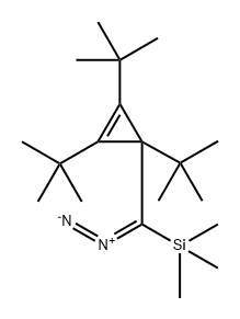 Cyclopropene, 3-[diazo(trimethylsilyl)methyl]-1,2,3-tris(1,1-dimethylethyl)- 结构式