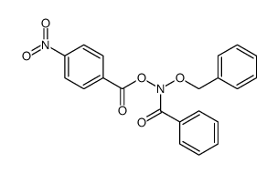 Benzamide, N-[(4-nitrobenzoyl)oxy]-N-(phenylmethoxy)- 结构式