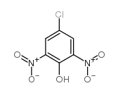 4-氯-2,6-二硝基苯酚 结构式