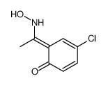 (E)-1-(5-氯-2-羟基苯基)乙酮肟 结构式