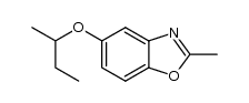 2-甲基-5-(1-甲基丙氧基)苯并恶唑 结构式