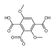 2,5-二甲氧基-3-硝基-1,4-苯二甲酸 结构式