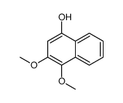 3,4-二甲氧基-1-萘酚 结构式
