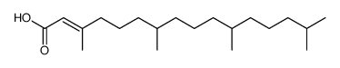 (2E)-3,7,11,15-四甲基-2-十六碳烯酸 结构式