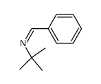 N-苯亚甲基叔丁胺 结构式