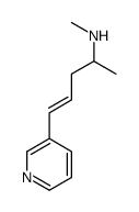 4-Penten-2-amine, N-methyl-5-(3-pyridinyl)-, (4E)- 结构式