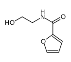 N-(2-羟乙基)-2-呋喃甲酰胺 结构式