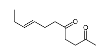 (Z)-十一碳-8-烯-2,5-二酮 结构式