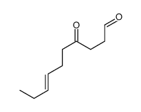 (Z)-4-氧代-7-癸烯醛 结构式