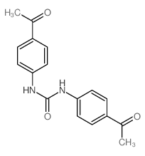 1,3-双(4-乙酰基苯基)脲 结构式